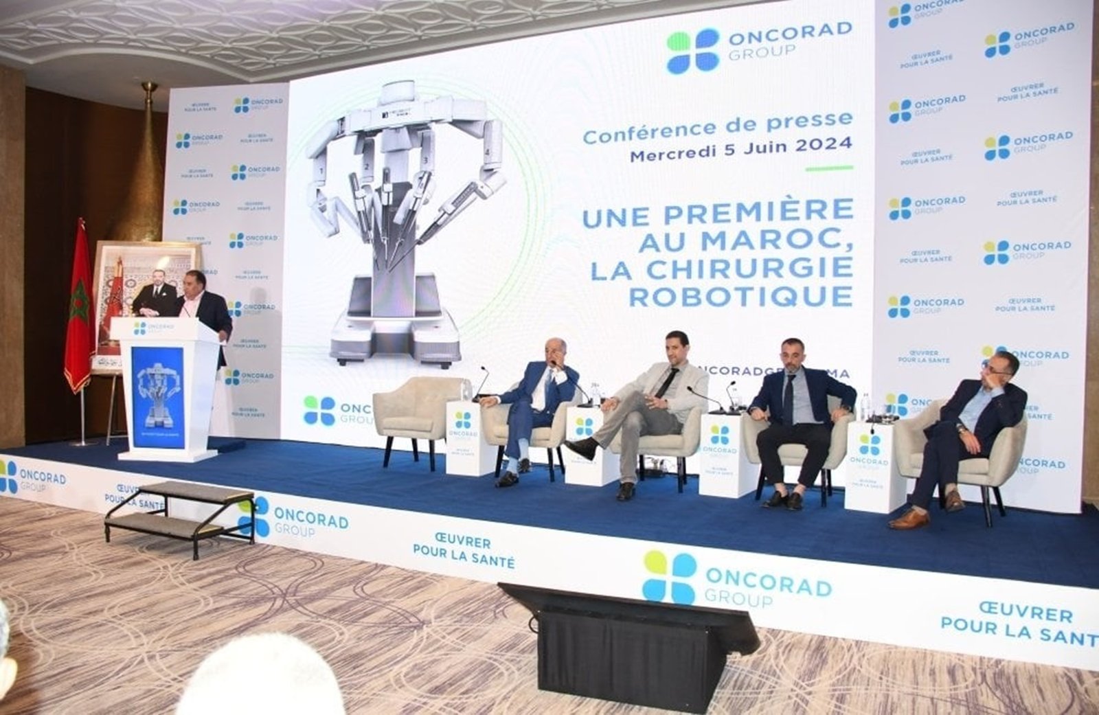 Première chirurgie robotisée au Maroc